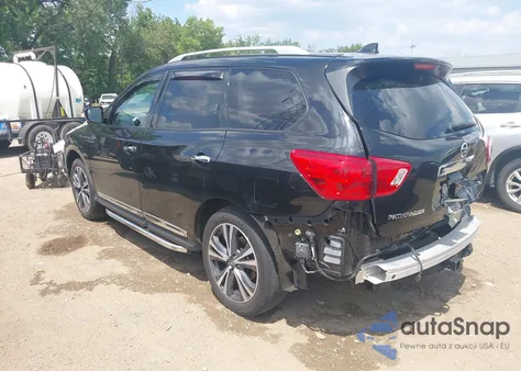 2019 Nissan Pathfinder Platinum from USA, damaged, VIN 5N1DR2MM6KC648732